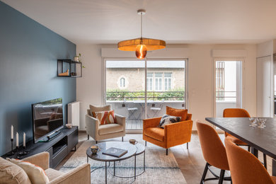 Réalisation d'un salon design.