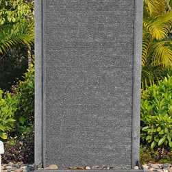 Solid Modern Stone Fountains crafted from Granite - Deer Creek Falls - Outdoor Fountains And Ponds
