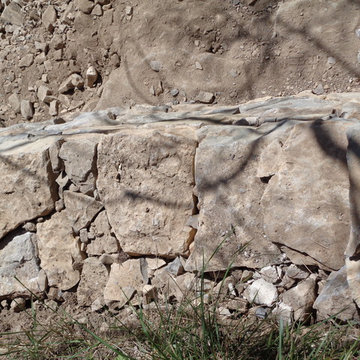 Mur de soutènement à pierre sèche Pégairolles de l'escalette