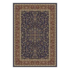 Radici USA Noble 5'5"x8'3" Rectangular Fabric Rug, Navy