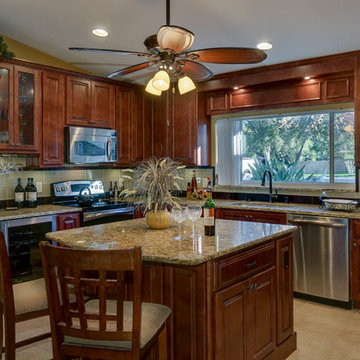 Remodeled kitchen