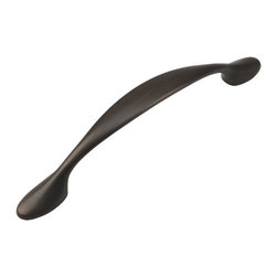 Cosmas - Cabinet Pull, 3-3/4" Hole Centers, Set of 25, Oil Rubbed Bronze - Cabinet And Drawer Handle Pulls
