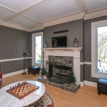 Casement Windows in Attractive Living Room - Renewal by Andersen GA