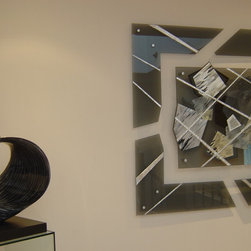 Original paintings on glass - Mixed Media Art
