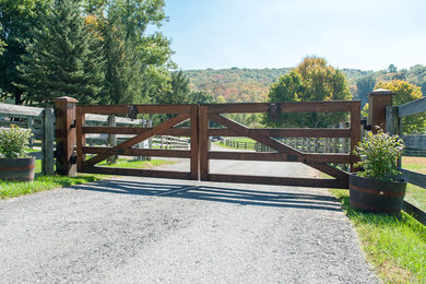 Custom Country/Farm-Style Wooden Gates