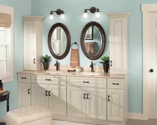 Cream Bathroom Cabinets | Houzz