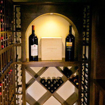 Under the stairway wine cellar