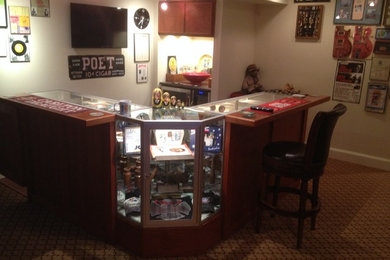 Home bar photo in Boston
