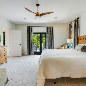 Bright Master Bedroom with Subtle Color Palette