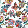 Tropical Floral Indienne Fabric, Standard Cut