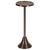 Sanzo Metal Side Table, Bronze 9x9x23
