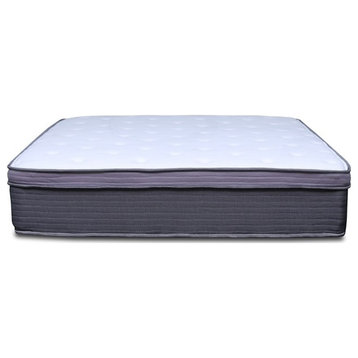 Primo International Equilibria 12in Polyurethane King Mattress in White