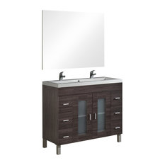 50 Most Por Contemporary Bathroom Furniture For 2018 Houzz Uk Muebles Jumar S L Samoa Ash Bathroom Vanity Unit 100 Cm