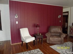 Red / burgundy accent wall?