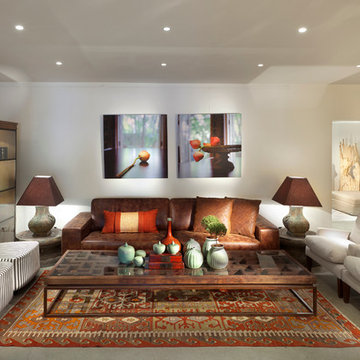Persian Carpet in modern, contemporary home
