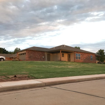Corner lot spec home