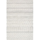nuLOOM - Moroccan Blythe Contemporary Area Rug, Gray, 5'x7'5" - Mark your floors with a statement piece that complements your contemporary space. The Moroccan Trellis Rug blends a pleasing pattern with a durable construction, making it a piece that can take the brunt of heavy foot traffic and look stylish doing it. The Moroccan adds an effortless twist to your work or living space, and each one is created with the utmost attention to detail and superior craftsmanship.