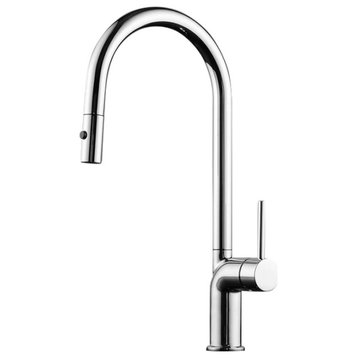 Isla Modern Kitchen Faucet With 2 Jets, Chrome