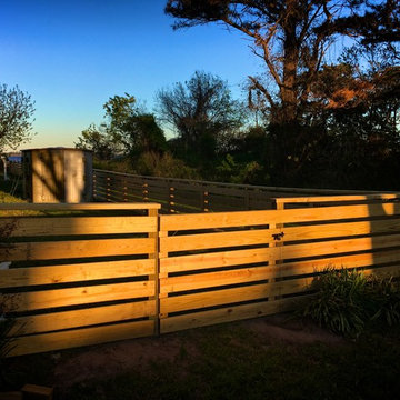 Horizontal Wooden Fence