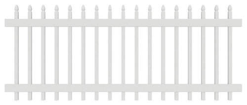 Can This Gatehouse Profide Abortley White Gothic Picket Fence In 6ft Gatehouse Arborley White Gothic Picket Vinyl Fence Panel More Info