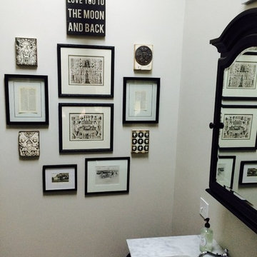 Gallery wall - Guest Bath
