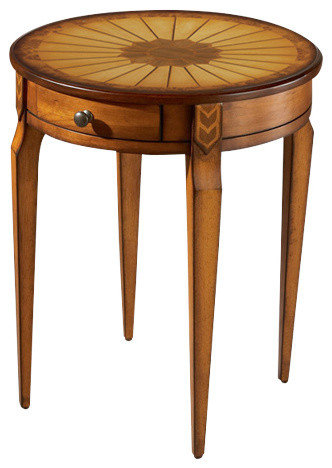 BUTLER ARCHER OLIVE ASH BURL SIDE TABLE - Transitional - Side Tables ...