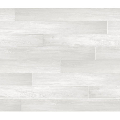 Ash Porcelain Planks Peel & Stick Rolled Backsplash, Bolt