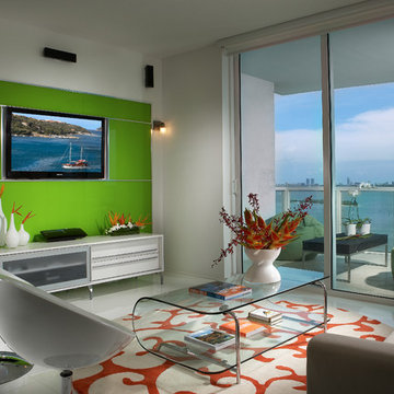 By J Design Group – Living room – Family room - Miami Interior Designers – Moder
