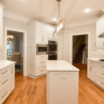 Transitional White Kitchen Remodel Williamsburg, VA