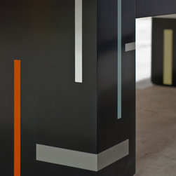 Corian Inlay Dining Table - Dining Tables