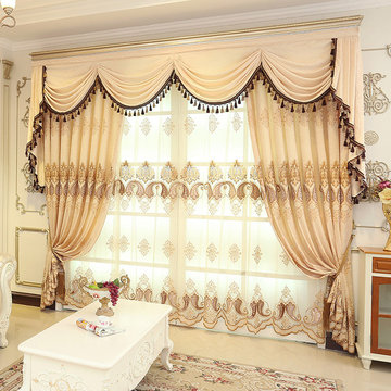 Living Room Luxury Valance Curtains
