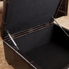 Patsy Tufted Leather Storage Ottoman