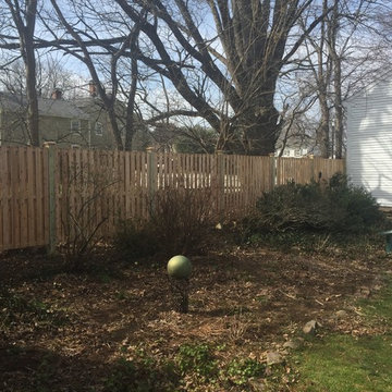 Shadow box cedar fence Wethersfield