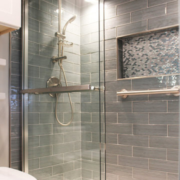 Tub to Shower and Remodel - Tile Job