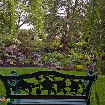 The waterfall garden