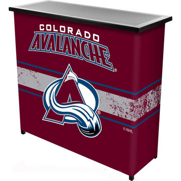 NHL Portable Bar With Case, Colorado Avalanche