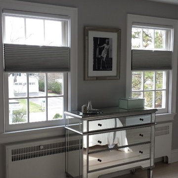 Cellular Shades Treatments in Bedroom