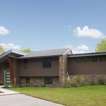 Transformed Homes - 1970's Asymmetrically Balanced Home