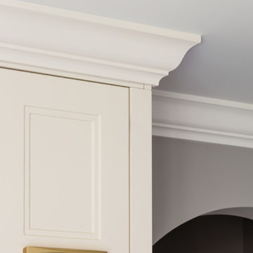Transitional Crown Molding | Cos Cob, Greenwich New Residence