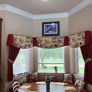 Soft Valance, pillows & Window Seat cushion
