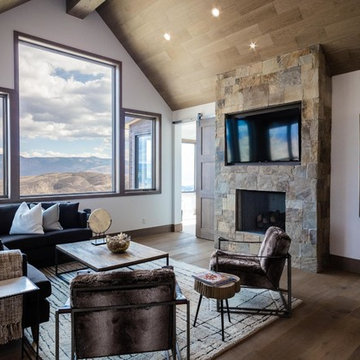 Aspen, Colorado Rustic Modern Home-Cobalt White Oak
