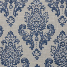 Blue And White Upholstery Fabric