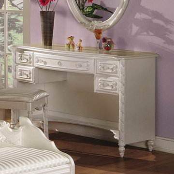 Pearl White Student Desk
