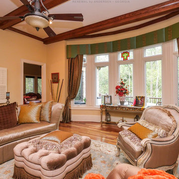 New Bow Window in Spectacular Living Room - Renewal by Andersen Georgia