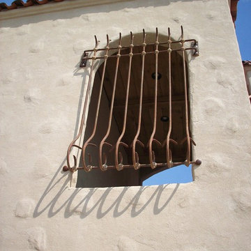 Rustic doors, widows and grates