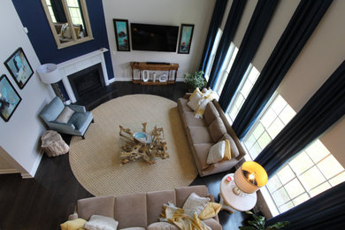Example of a living room design in Other