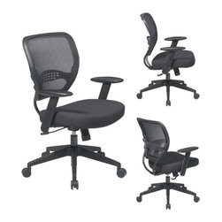 Black Finish Professional Managers Office Chair - Office Chairs