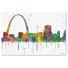 Louisville Kentucky City Skyline Framed Print by Michael Tompsett - Pixels