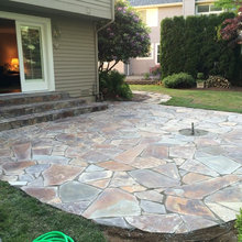 Flagstone patio