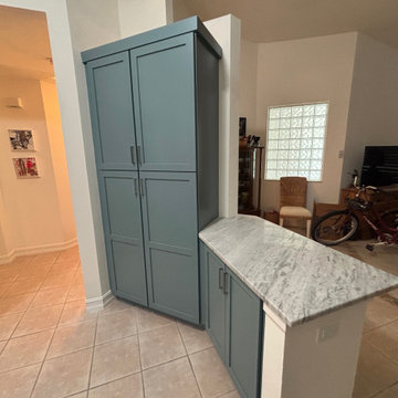 Naples Condo Kitchen Remodel- Coastal Modern Style for Repeat clients